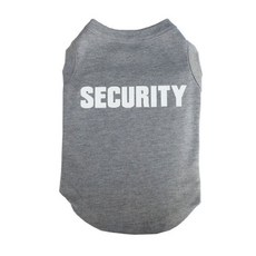 BK 狗狗衣服 SECURITY, 灰色