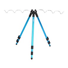 APIS 3段式一字型釣魚竿3腳支架 AP-1305, 藍色