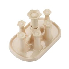 더자카 심플 컬러 글라스 건조대, G130LHLL011, 1개