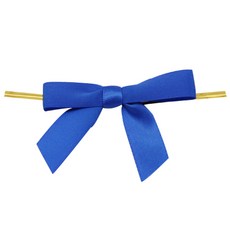 Donna&deco 緞面蝴蝶結, 30入, 藍色