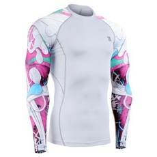 FIXGEAR 拼色長袖防曬運動T恤