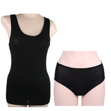 TS7女款人造絲背心內褲組 3入