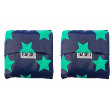 아리코 25kitchen 포켓용 쇼핑 바구니 그린스타, 2개