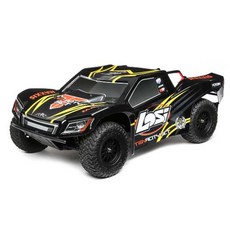 TEAMLOSI Tenacity SCT 4WD Short Course Truck AVC 1:10 RTR RC카, BLACK + Yellow(LOS03010T1), 1개