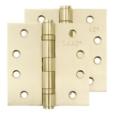 Lath 黃銅門鉸鏈 霧面金 4 x 4 in, 4個