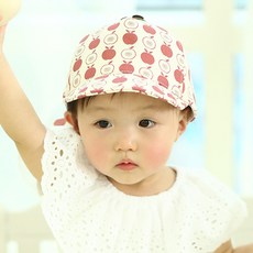 MUXUE 兒童蘋果印花帽