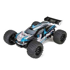 TEAMLOSI AI TEN MT 1/10 전동 고속 AVC 기능 몬스터 80km/h+ 이상 RC카 2셀 풀세트 LOS03006T1, Black + Blue, 1개