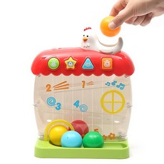 WinFun 孩童公雞造型有聲投球玩具, 混色