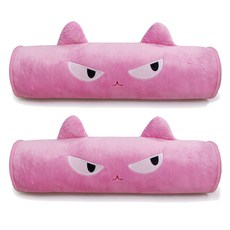ANINARA Hello Cat 車用頸枕 2入, Dodo(粉紅色), 2個