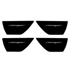 月光LED Stingray LED車門內把手板 4入組, 白色的, 1套