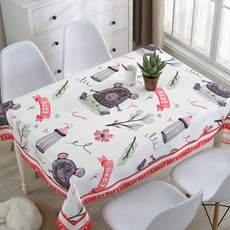 ECODY 造型桌巾, 裸杯, 110 x 110 厘米