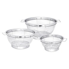 bella cuisine 不鏽鋼濾網網篩3件組, 單一顏色