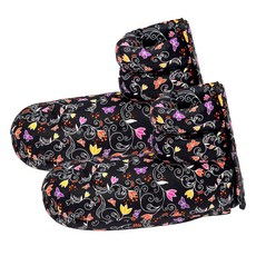 I LOVE HERB 草本熱敷腳套 黑色, 1套