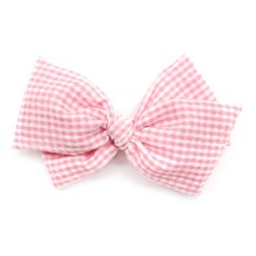 채니봉봉 깅엄 체크 벨르 집게 핀