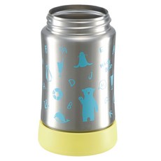 Richell 利其爾 轉蓋式保溫水壺, 黃色, 270ml