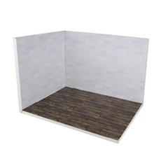 Kawada Nanoroom 牆壁和地板微型 DIY 套組, 混色