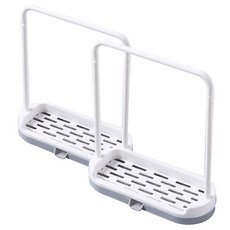 MONACO OLIVE 兩用洗碗刷架, 灰色, 2件