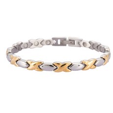 핫타임 10138 골드리본 자석 여성팔찌, 1개