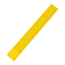 블럭마트 주방 식기 컵 건조매트 60 x 8 x 1 cm, 옐로우, 1개