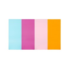 퍼니존 퍼니테라피 영유아폴더매트 스카이블루비비드시리즈2, 스카이블루 + 핫핑크 + 베이비핑크 + 오렌지