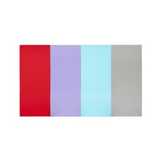 퍼니존 퍼니테라피 레드비비드시리즈2 유아폴더매트, 레드 + 바이올렛 + 스카이블루 + 그레이