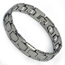 Hot Time 10234銀色鎢鍺手鍊, 1個