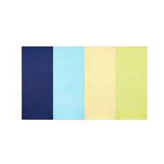 퍼니존 퍼니테라피 블루비비드 시리즈 3 유아폴더매트, 블루 + 스카이블루 + 아이보리 + 피스타치오