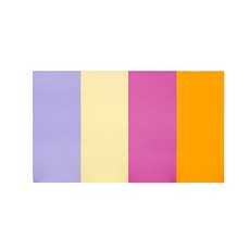 퍼니존 퍼니테라피 바이올렛비비드 시리즈 3 유아폴더매트, 바이올렛 + 아이보리 + 핫핑크 + 오렌지