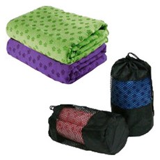 런웨이브 논슬립 요가타올 2p + 휴대용가방 2p, 랜덤 발송, 1개