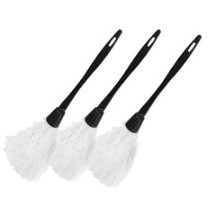 MONACO OLIVE 羽毛撢, 白色的, 3片