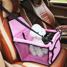 바이셀 반려동물 자동차 케이지, 메쉬 핑크, 1개