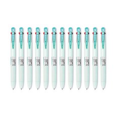 新知三色三色筆 0.38mm, 薄荷, 12件