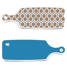 Roem Design 上菜砧板 2件組 天藍色砧板套組, 天藍色砧板, 閃亮圖案砧板, 1套