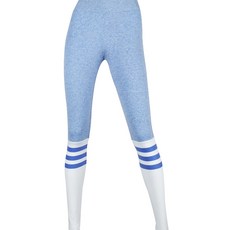 DM 여성용 캔디 줄무늬 스포츠 레깅스