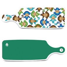 Loem 綠色上菜砧板 2入組, 綠色, 猴子, 1套