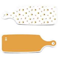 Roem Design 上菜砧板 2入 黃色套組, 黃色, 布丁, 1套