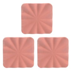 블럭마트 싱크대 세면대 규조토 사각 비누받침, 핑크, 3개입