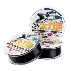 BSFishing 黑帶魚魚線 200m, 黑色的