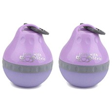 aryko Drmini 貓狗矽膠凝膠水瓶 200ml, 紫色的, 2件