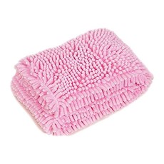 아리코 DrMini 고양이 & 강아지 셔닐 워터 목욕 타올, 핑크, 1개