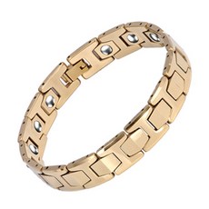 Hottime 金色手鍊+包裝盒+長度調整工具, 1套