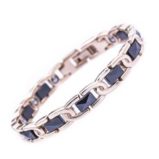 Hottime 玫瑰金手鍊+包裝盒+長度調整工具, 1套