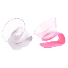아리코 DrMini 고양이 & 강아지 곡선 디자인 그릇, 랜덤 발송, 2개