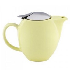 ZERO JAPAN. 陶瓷 3人份 茶壺 L BBN-03, 檸檬黃(BBN-03LY), 580ml