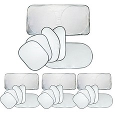 블럭마트 차량용 햇빛가리개 앞창문 + 뒷창문 + 옆창문 4p + 가방, 혼합 색상, 4세트