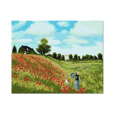 For Drawing 油畫繪畫DIY套組, 莫內的罌粟花