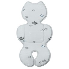 baby muffin 0℃涼感孩童坐墊, Gray Ocean