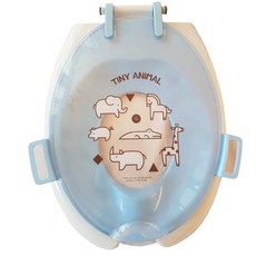 孩童U型如廁學習馬桶蓋 L號, 藍色