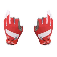 APIS 微型皮革釣魚手套 AP-F504R, 紅色的