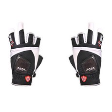 APIS 蜂窩支架磁鐵釣魚手套 AP-F503B, 黑色的